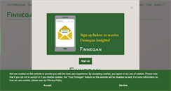 Desktop Screenshot of finnegan.com